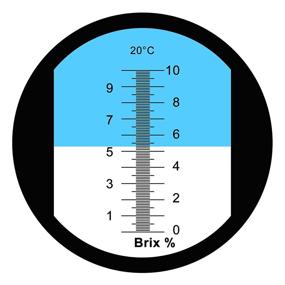img 2 attached to Brix Refractometer: 0-10% Brix Range - Ideal for Testing Synthetic Machining Coolants, Maple Sap, Cutting Liquid, CNC, Maple Syrup Makers, Low-Concentrated Sugar Solutions, Tea - Features ATC, LED Light, and Pipettes