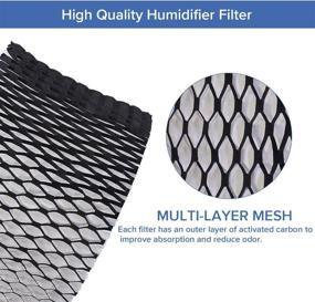 img 3 attached to Cherliyy 4 Pack HWF62 Compatible Humidifier Filters for Holmes & Sunbeam A Filters - HWF62CS, HWF62D, SF212, SCM1100, SCM1701, SCM1702, SCM1762, SCM2409 Replacement Parts