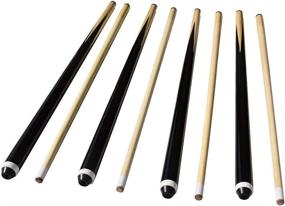 img 1 attached to 🎱 TGA Sports 58 Inch 19oz 2-Piece Hardwood Billiard House Cue Sticks Pool Cue - Premium Quality for Stellar Pool Play