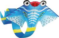 🪁 amazing kites 2d nylon manta ray kite - 210" tall (17 feet 6 inches) | 72" wingspan (6 ft) - perfect for high-flying fun! logo