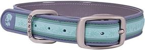 img 1 attached to 🌸 Dublin Dog Co. Medium Wild Flower Collar - 12.5" x 17" Water Lilly Design: A Perfect Fit for Your Pet!