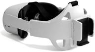 🎮 impressive oculus quest 2 accessories - oculus quest 2 head strap with battery holder - oculus quest 2 elite strap replacement - accommodates power banks up to 2.8&#34; in width logo