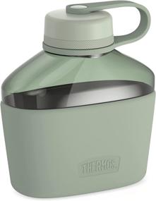 img 3 attached to 🍵 32 Oz Matcha Green THERMOS Plastic Canteen Bottle - Guardian Collection