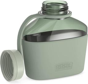 img 2 attached to 🍵 32 Oz Matcha Green THERMOS Plastic Canteen Bottle - Guardian Collection