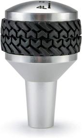 img 3 attached to 🚙 DV8 Offroad Billet Aluminum 4WD Shift Knob: Enhanced Tire Tread Rubber Grip for 2007-2018 Wrangler JK