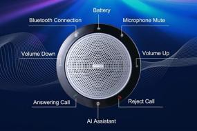 img 3 attached to MAIRDI Bluetooth-микрофон с громкой связью для конференций