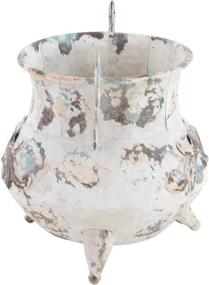 img 1 attached to 🏺 Deco 79 Stunning Rustic Metal Vase with Vintage Appeal and Timeless Elegance