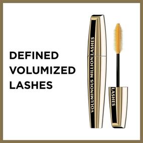 img 2 attached to L'Oreal Paris Makeup Voluminous Million Lashes: Defining, Smudge-Proof Mascara for Clump-Free, Collagen-Infused Eye Makeup in Black Brown Shade – Amplify Your Lash Length with the Volumizing Formula and Precision Brush!