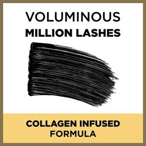 img 1 attached to L'Oreal Paris Makeup Voluminous Million Lashes: Определяющая, не растекающаяся тушь для ресниц без комков, на основе коллагена в оттенке черно-коричневого цвета - увеличьте длину своих ресниц с помощью объемной формулы и точной кисти!