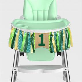 img 3 attached to Декоративное колечко "Birthday Highchair Bunting Garland