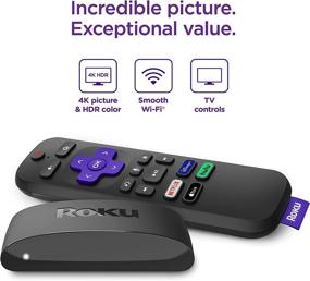 img 3 attached to 📺 Roku Express 4K+ 2021: High-Definition Streaming with Wireless Connectivity and Voice Remote Control