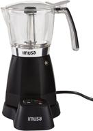 imusa черная эспрессо-машина: варка богатого эспрессо 3-6 чашек с легкостью логотип