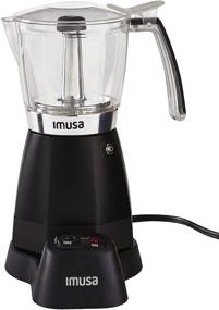 img 4 attached to Imusa черная эспрессо-машина: варка богатого эспрессо 3-6 чашек с легкостью