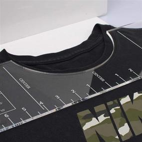 img 3 attached to Accurate T-Shirt Alignment Tool with Clothing Size Chart - Ultimate HTV and Vinyl Graphic Placement Guide