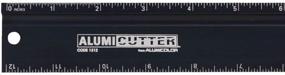 img 1 attached to 📏 Alumicolor Aluminum 36-inch Alumicutter Safety Ruler and Straight Edge - Black (1316-9)