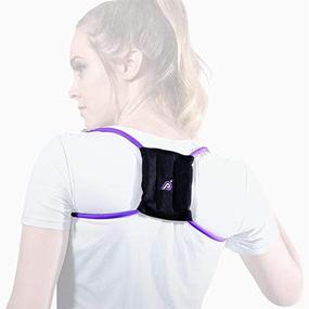 img 4 attached to 👍 Enhance Posture with the Posture Medic Dynamic Posture Brace - Ideal for Neck, Upper, and Lower Back Support, Long-Term Correction, Small Plus Strength, Purple