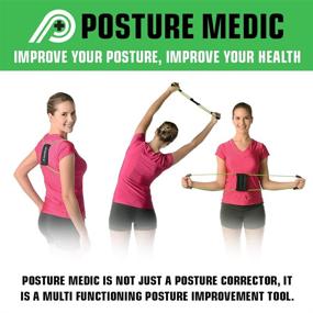 img 2 attached to 👍 Enhance Posture with the Posture Medic Dynamic Posture Brace - Ideal for Neck, Upper, and Lower Back Support, Long-Term Correction, Small Plus Strength, Purple