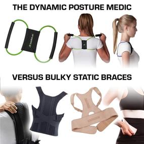 img 3 attached to 👍 Enhance Posture with the Posture Medic Dynamic Posture Brace - Ideal for Neck, Upper, and Lower Back Support, Long-Term Correction, Small Plus Strength, Purple