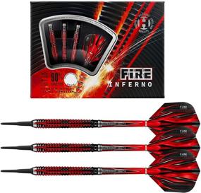 img 4 attached to 🔥 Highly Efficient Harrows Fire Inferno Soft Tip Darts with 90% Tungsten