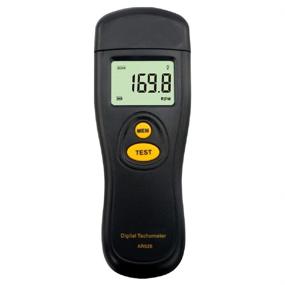 img 4 attached to 🔢 Non-Contact Digital Tachometer RPM Tester with LCD Backlight Display - 2.5~99999 RPM Range, 50mm~500mm Distance, Rotational Speed Meter, Tacho Speedometer