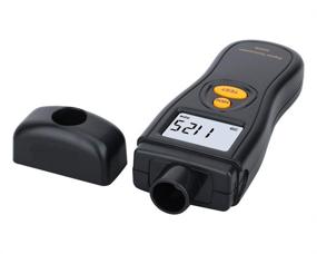 img 1 attached to 🔢 Non-Contact Digital Tachometer RPM Tester with LCD Backlight Display - 2.5~99999 RPM Range, 50mm~500mm Distance, Rotational Speed Meter, Tacho Speedometer