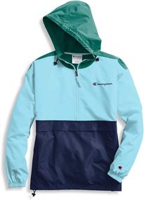 img 4 attached to Stay Stylish Anywhere: Champion Women's Packable Jacket-Solid - The Perfect Travel Companion!