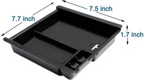 img 1 attached to 🚗 Enhance Your Toyota Tacoma's Storage with JDMCAR Center Console Organizer: Compatible with 2016-2022 Tacoma Models