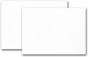 img 2 attached to 📇 Premium White Blank Cardstock - Remarkably Smooth Finish