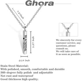 img 3 attached to G Ahora Blackpink Necklace Inspirational Jewelry