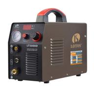 🔪 lotos lt5000d compact dual voltage plasma cutter - 50a, 110/220v ac, 1/2" clean cut logo