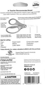 img 3 attached to ✂️ Fiskars 5-Pointed Tip Children's Scissors LT - Enhanced SEO