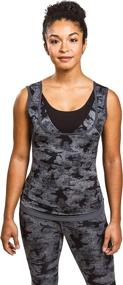 img 2 attached to Women's Premium Workout Tank Top with Sweat Shaper Technology - Slimming Sauna Vest