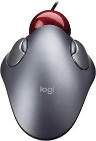 img 2 attached to Logitech Trackman Marble Trackball Mouse - USB Wired Ergonomic Mouse for Computers with 4 Programmable Buttons, in Dark Gray - Improved SEO