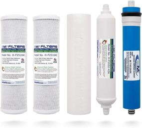 img 4 attached to High-performance Reverse Osmosis Filter System: APPLED MEMBRANES 50 GPD Replacement Filters and Membrane for 5-Stage Water Filtration
