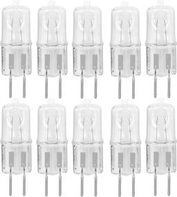 img 4 attached to 🔦 10 Pack Clear Lense Dimmable G5.3 JCD 75 Watt Halogen Light Bulb - Candle Warmer & Spa Aroma Therapy Bulb Replacement for Oil Lamp, Incense Diffuser, Wax Burner - G5.3 CL 75W