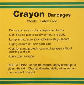 img 1 attached to ASO Corporation Crayon Strip Bandages, Adhesive, 100/BX - High-Quality Bandages and Dressings