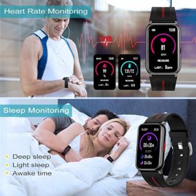 img 3 attached to Smartwatch Android Fitness Pressure Compatible