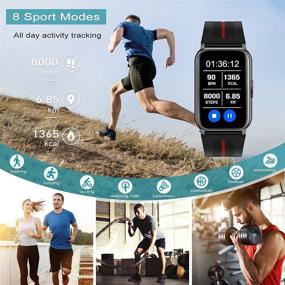 img 2 attached to Smartwatch Android Fitness Pressure Compatible