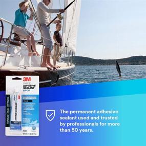 img 3 attached to 3M Marine Sealant 5200 - Black, 3 Ounces - Permanent Bonding and Sealing for Boats and Marine Applications