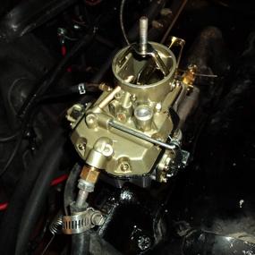 img 2 attached to 🚗 HENKYO Autolite 1100 Carburetor Manual Choke: Efficient Fit for 1964-68 Falcon Mustang Sprint Fairlane Comet 200ci Inline 6 Cyl. Engines, F100 F250 F350 Truck 63-64 V6 223"/6 Cyl. 262" CID Engine