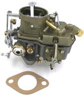 🚗 henkyo autolite 1100 carburetor manual choke: efficient fit for 1964-68 falcon mustang sprint fairlane comet 200ci inline 6 cyl. engines, f100 f250 f350 truck 63-64 v6 223"/6 cyl. 262" cid engine logo