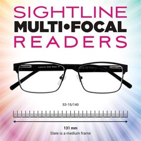 img 2 attached to Sightline Progressive Reading Glasses Designer Vision Care