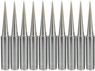 🔥 10pcs 900m-t-lb soldering iron tips set for hakko 936, 937, 907 atten, quick, aoyue, yihua, vastar, sywon, tabiger, soaiy, and x-tronic soldering stations - solderfun logo