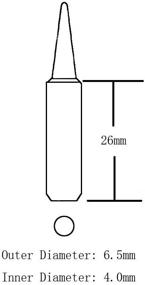 img 1 attached to 🔥 10PCS 900M-T-LB Soldering Iron Tips Set for HAKKO 936, 937, 907 Atten, Quick, Aoyue, Yihua, Vastar, Sywon, Tabiger, SOAIY, and X-Tronic Soldering Stations - SolderFun