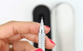 img 3 attached to 🖌️ Craftables Premium Medium Detail Retractable Vinyl Weeding Pen Tool for Cricut, Silhouette, ext. (Silver, Medium Detail) - A Must-Have Craft Vinyl Weeding Tool