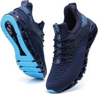 tsiodfo slip-resistant fashion sneakers for athletics logo