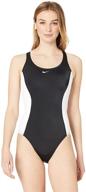 nike womens color powerback swimsuit logo