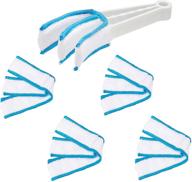 🧹 5-pack amazon basics blinds duster – blue and white logo