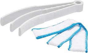 img 2 attached to 🧹 5-Pack Amazon Basics Blinds Duster – Blue and White