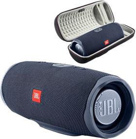 img 4 attached to 🔊 JBL Charge 4: Водонепроницаемый Bluetooth-динамик в комплекте с портативным жестким кейсом Boomph - синий